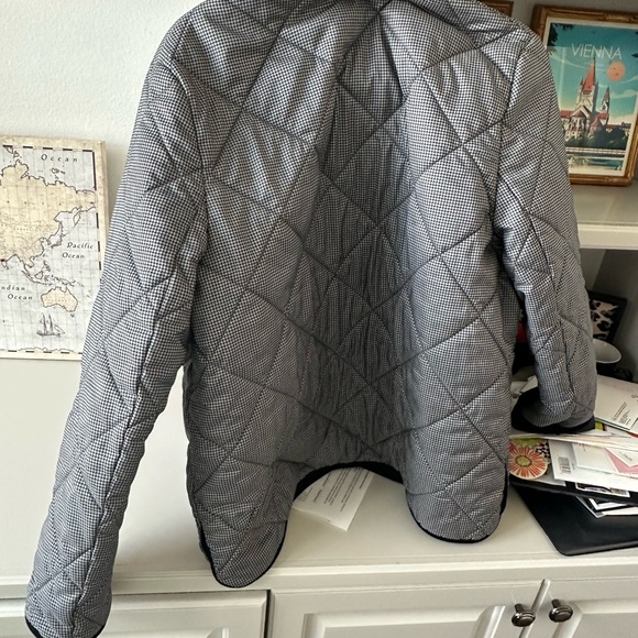 Barbour quilted houndstooth jacket 14 - Picture 5 of 6